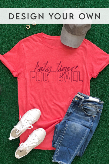 Custom Team Tee - Heather Red